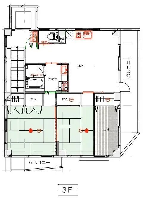 3F Suite Room Paypayドーム Mark Isや大濠公園近く天神駅博多駅から乗り換えなし Muromimachi 0*,  Giappone